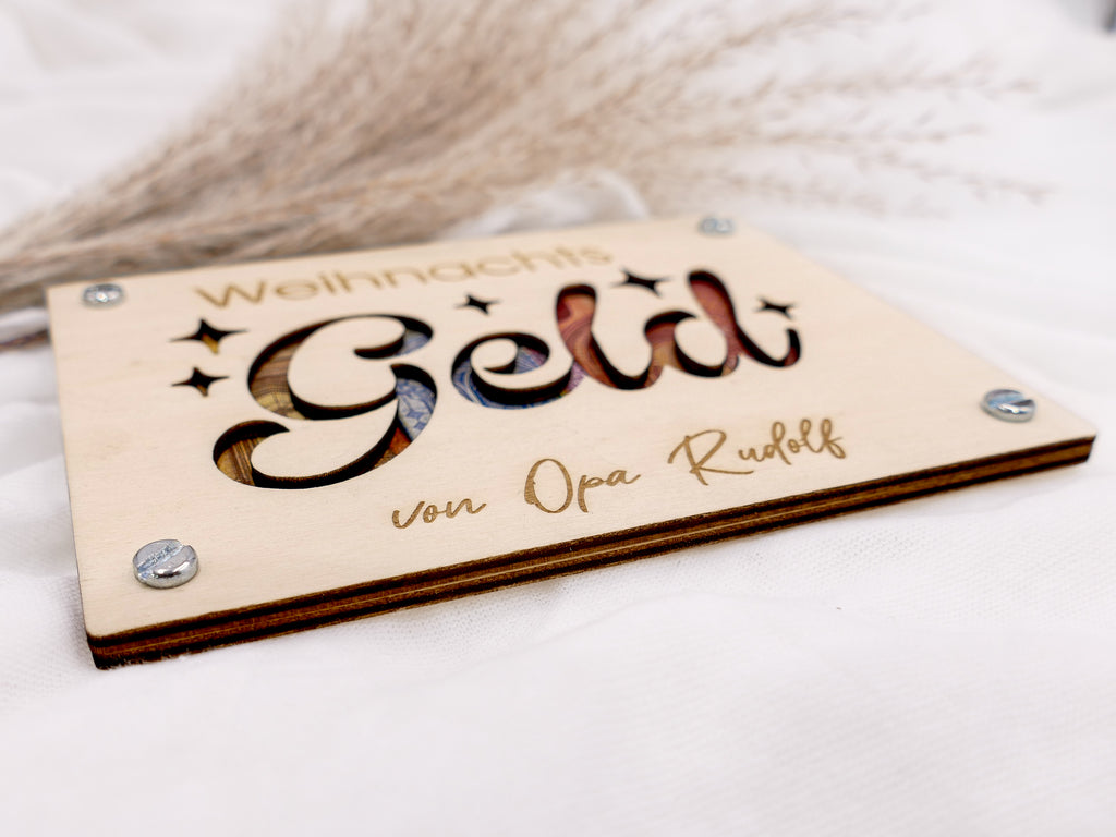 Geldgeschenk-Karte WEIHNACHTS GELD